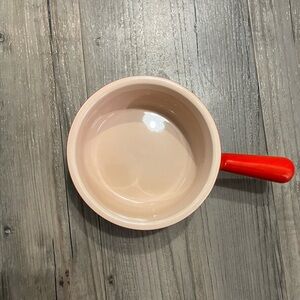 Le Creuset Stoneware French Onion Soup Bowl w/handle 450ml Orange